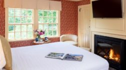 The Bourne Room bed at our Kennebunkport B&B