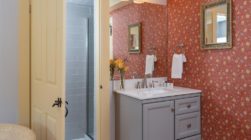 The bathroom in the Bourne Room at our Kennebunkport, Maine B&B