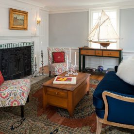 Sitting area at our romantic bed and breakfast in Kennebunkport