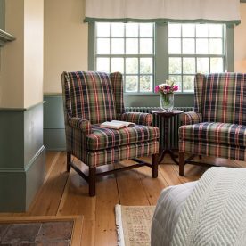 Kennebunkport, Maine bed and breakfast - Chairs in Ralph's Library